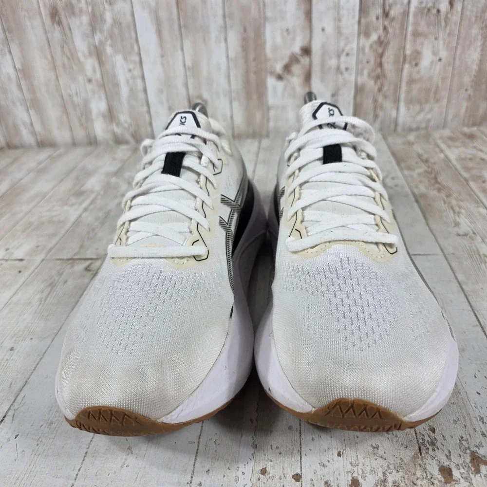 ASICS GEL-Kayano 30 Womens Running Shoes White Black Gum 1012B615 Size 10